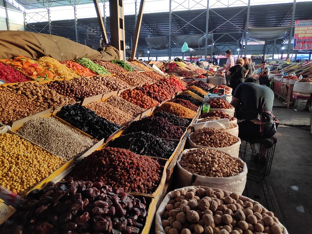 trh se sušeným ovocem